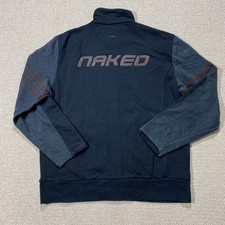 Hugo Boss Tracksuit Top Mens XXL Slim Fit Black Grey Track Jacket Fleece