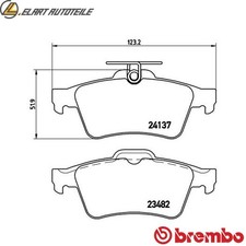 Brake pad set disc brake P 59