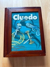 Vintage Game Collection Cluedo Board Game Wooden Box