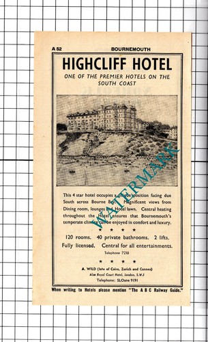 Highcliff hotel bournemouth - highcliff, /