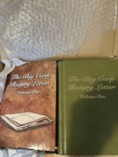 signed Leather bound carp book
