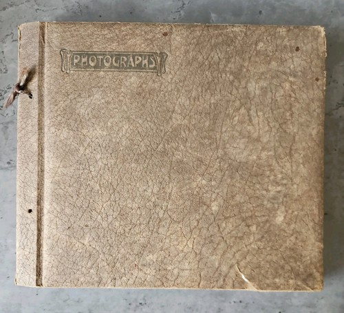 Vintage 1930s photo album - photo, w/