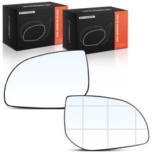 A-Premium 2x Manual Door Wing Mirror Glass NON Heated for Hyundai i10 i20 07-13