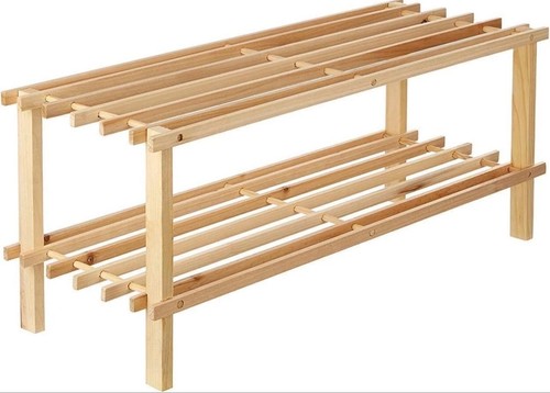 Tier wooden shoe rack free - rack,,