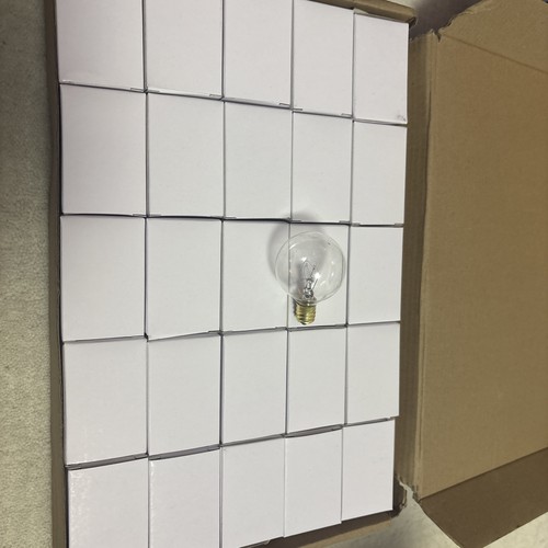 Joblot light bulbs warm - 7w,