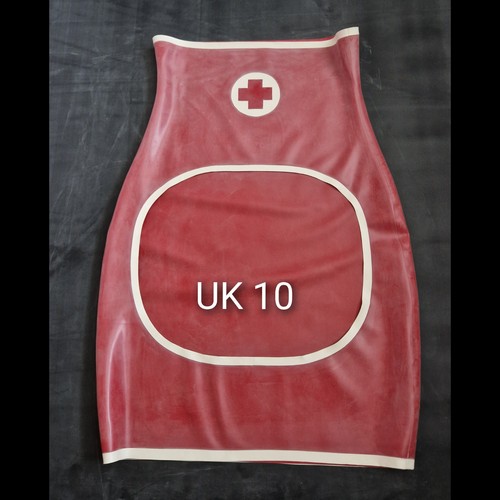 Red white nurse latex - 10,