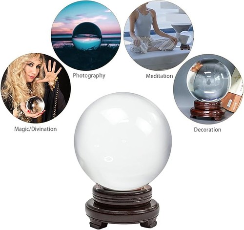 150mm clear crystal ball - 150mm, k9