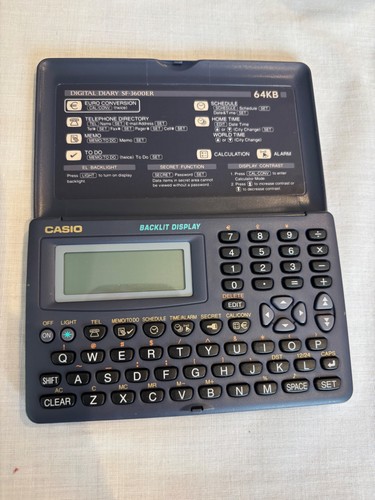 Vintage casio digital - digital, diary