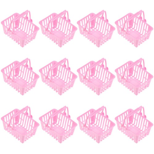 12pcs mini shopping baskets - 12pcs,