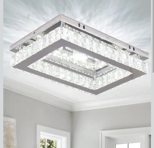 Led crystal chandelier 8in - led, chandelier,