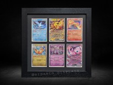 Black 6 Trading Card Frame for