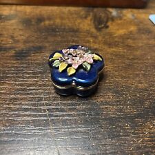 Rucinni Royal Blue Swarovski Pill Box (c)