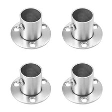 4 Pcs Wardrobe Pipe Bracket