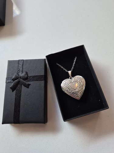 Heart locket pendant chain - pendant,