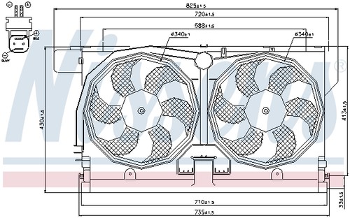 Fan radiator for citroën - fan,,