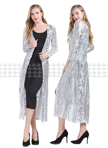 1920s gatsby sequin cloak - gatsby,