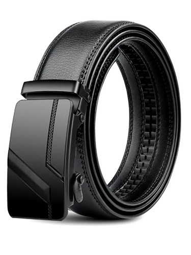 Men leather ratchet belt for - leather,