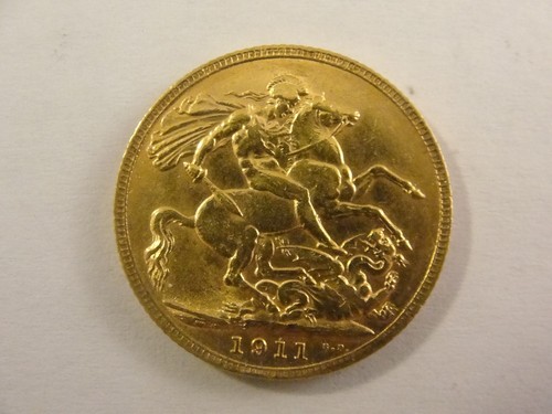 1911 22ct gold - full, sovereign