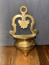 Vintage antique brass holy - /,