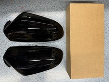 For Vauxhall Astra H 2004-09 Wing Mirror Covers Case Gloss Black Pair Left Right