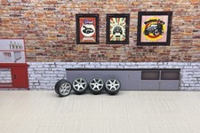 1:64 Chrome Rims For Hot