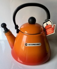 Le Creuset Kone Stovetop Kettle, 1.6L Volcanic Orange Flame