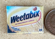 Dolls House Weetabix 24 Empty