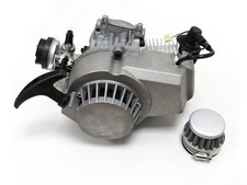 49cc complete mini moto engine, pull start, carb, plug coil, sprocket