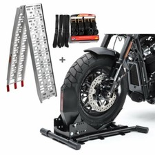 Wheel chock + Ramp + Straps
