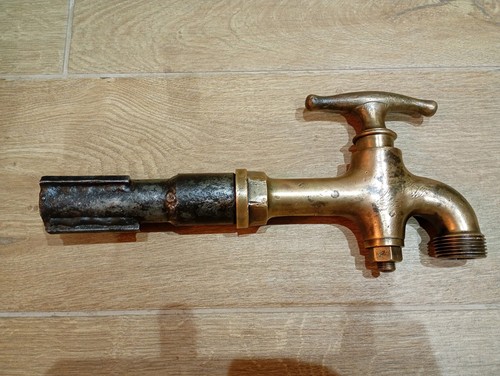 Vintage large brass - brass, outside
