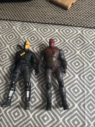 Deathstroke and red hood - red, dc