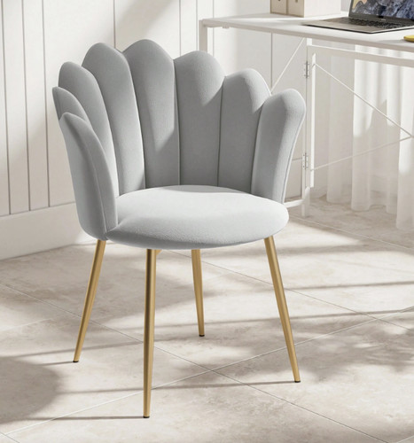 Velvet armchair with gold - velvet, legs