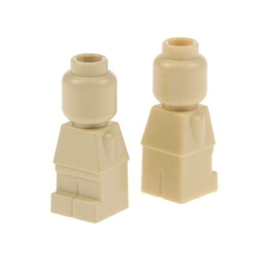 Lego micro figure beige - lego,