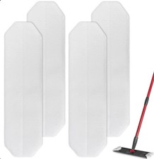 Mop Replacement Pads Compatible With Vileda H2pro O-Cedar Flat Mops System 4pcs