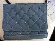 BNWT ZARA GENUINE LEATHER BLUE