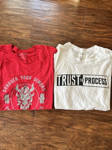 Weightlifting shirts lot of - lot,