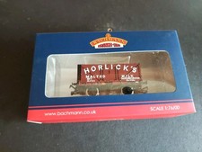 BACHMANN COLLECTORS CLUB #37-2016K `HORLICKS` 7-PLANK WAGON (BOXED/UNUSED)