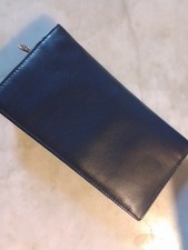1642 ladies navy - navy, leather