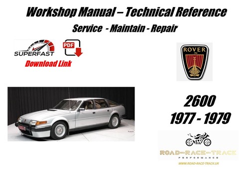 Rover 2600 service repair - 2600,