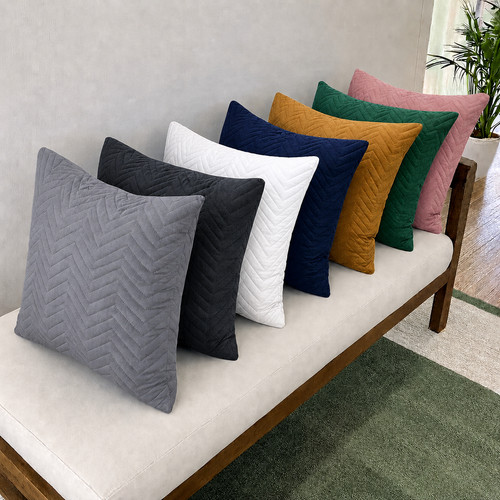 Quilted cushion covers soft - covers,
