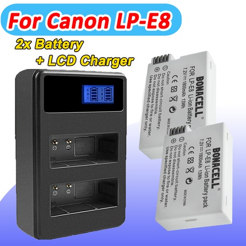 Replacement battery - 2x, lp-e8