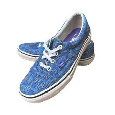 Vans Era Liberty Blue Floral Stripe Canvas Shoes Trainers 4 UK Women’s