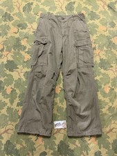 Vietnam War U.S. Jungle Fatigue Trousers Rip Stop DSA 1969 Small Reg