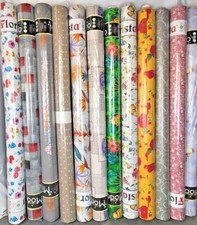 Vinyl Tablecloth 20 Metre Roll PVC Spots Plain Clear Check Summer Flowers Animal