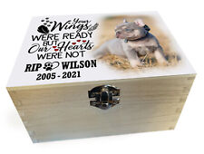 Wooden pet urn, Personalised