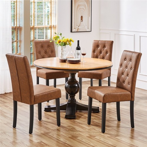 Dining chairs set faux - dining, 2