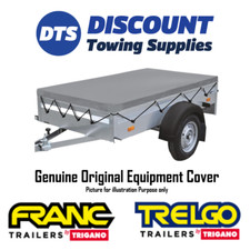 Genuine Franc Trelgo NFB250/254 Flat Grey Trailer Cover 2560x1340mm - 6ft4x4ft2