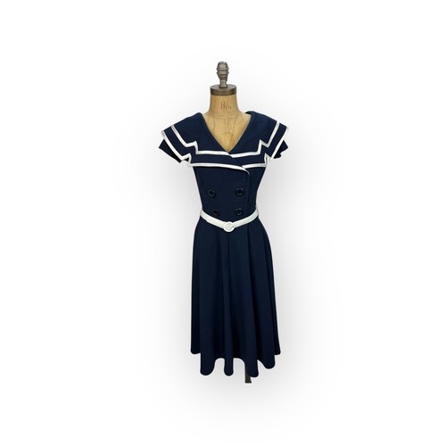 Bettie page navy blue - bettie, sailor