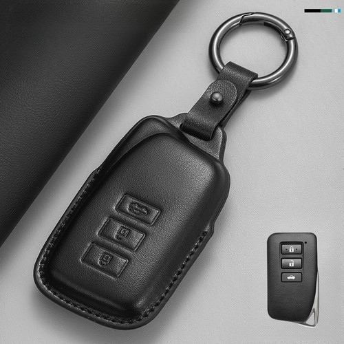 Genuine leather car key - car,