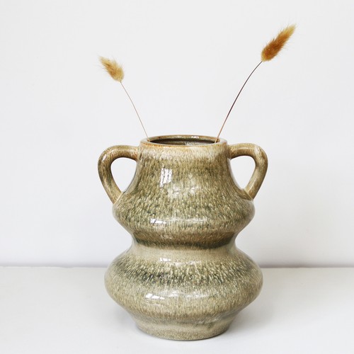 Crackle urn vase reactive - crackle,